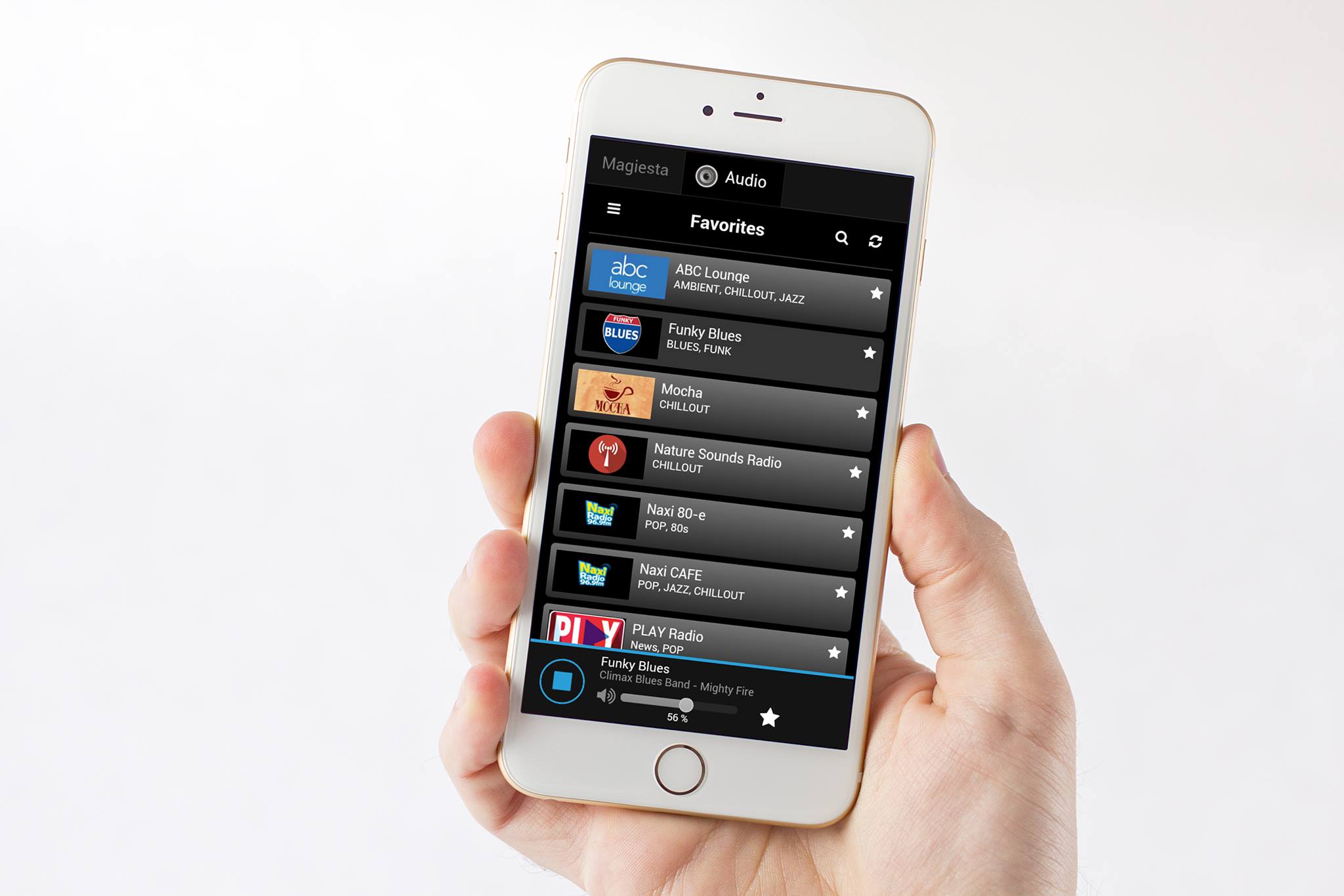 Magiesta mp3 on iPhone
