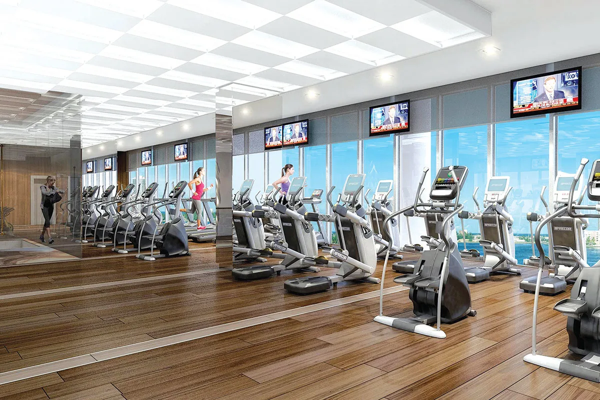 Parket pod za fitnes centar jpg