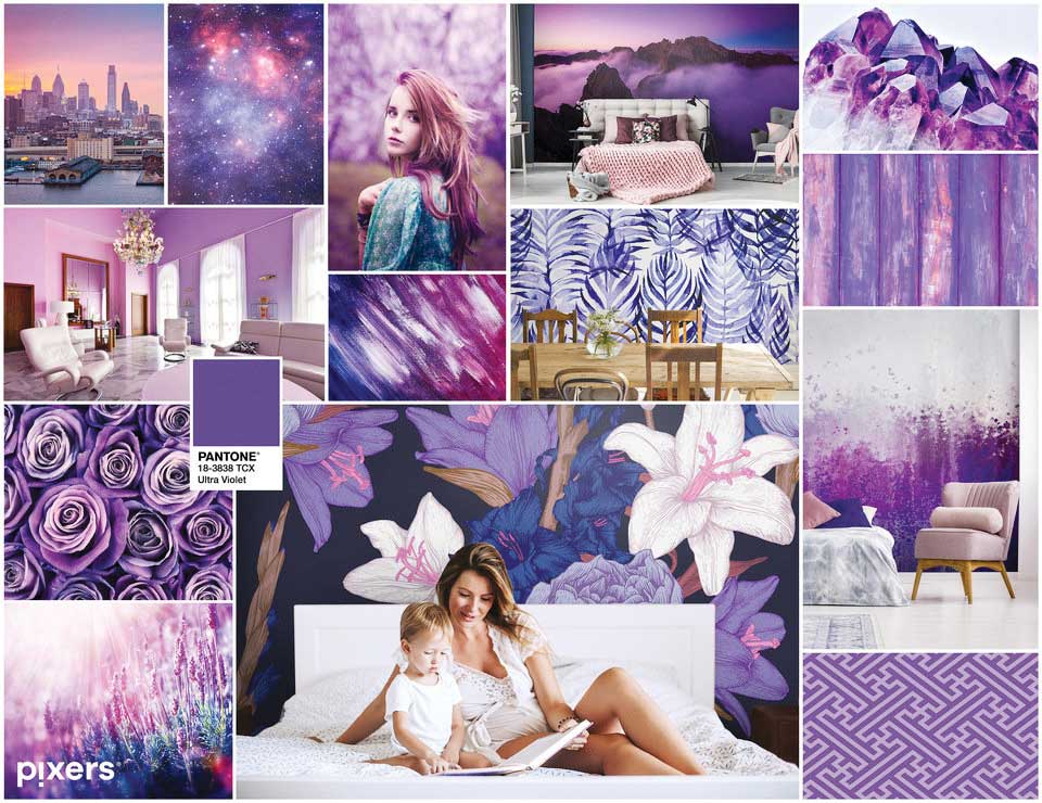 Ultraljubicasta boja godine 2018 Panrone Ultra Violet