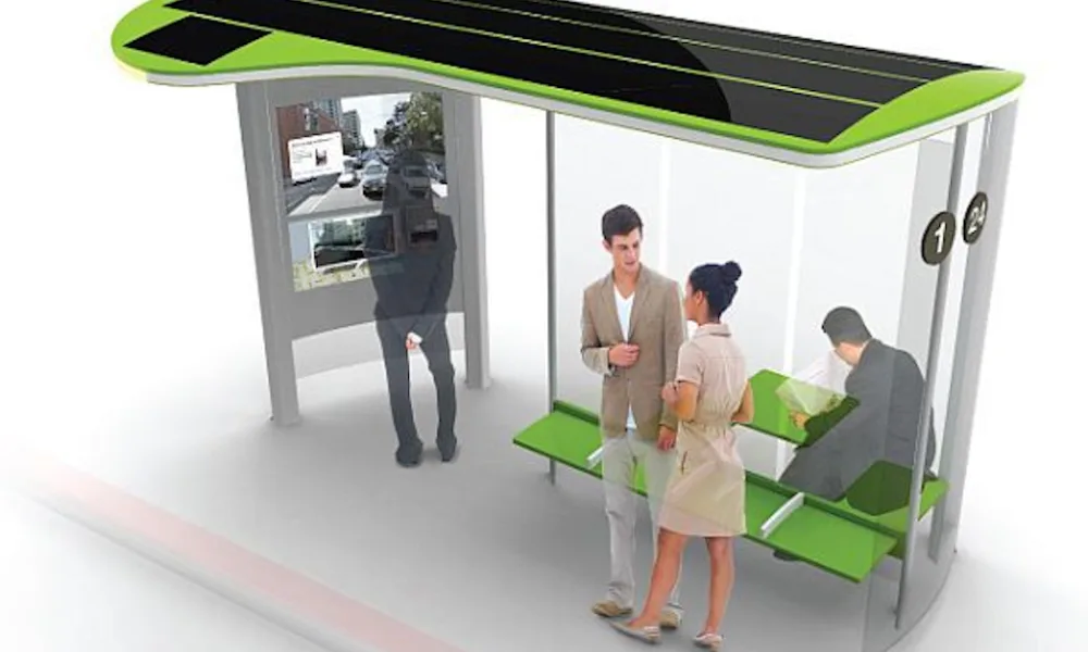 bus stanica solarna