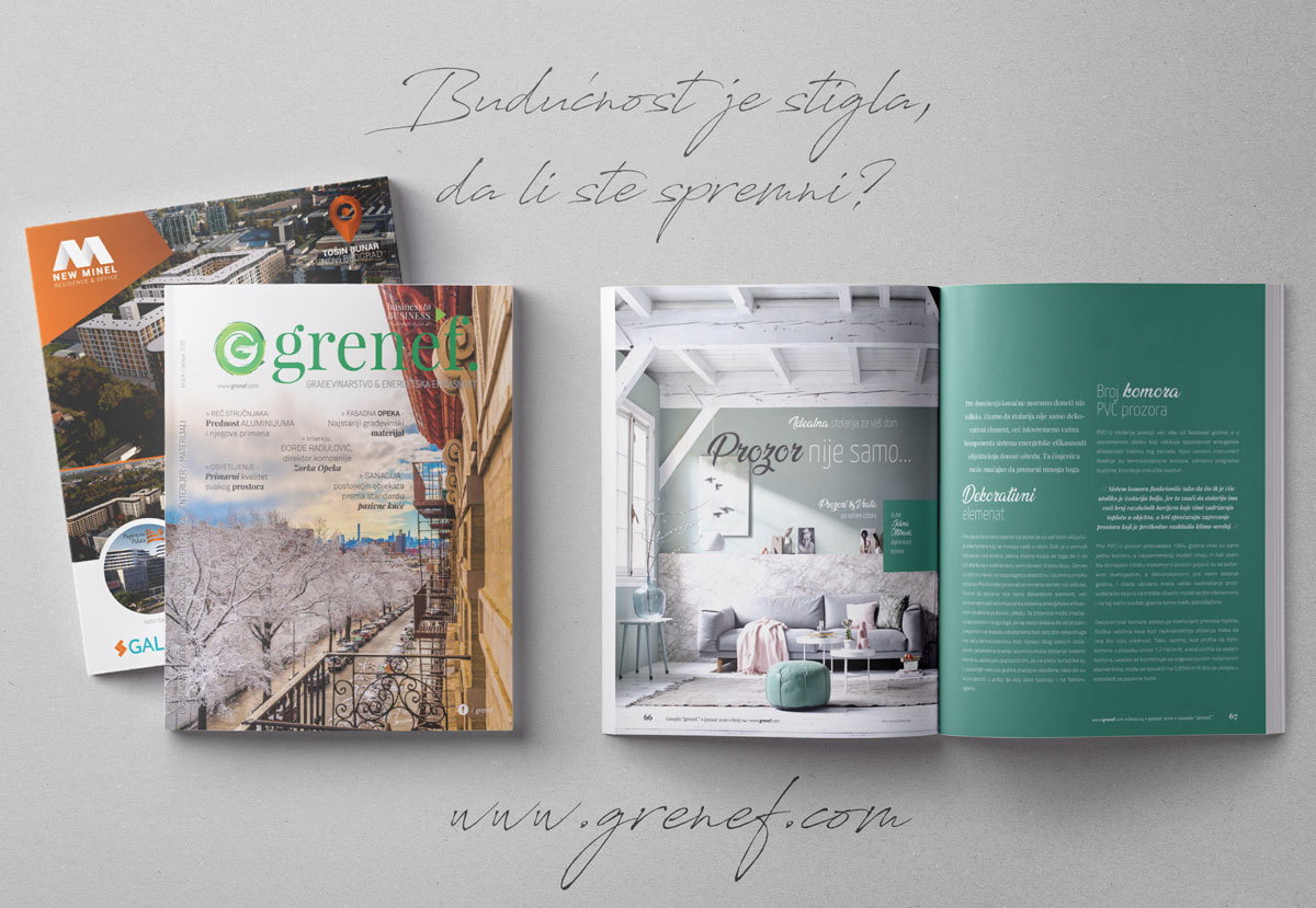 Časopis GRENEF-Građevinarstvo & Energetska Efikasnost, broj 4, januar 2019
