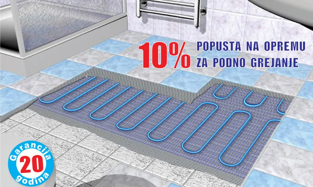 Rovex inženjering doo - 10% popusta na opremu za podno grejanje