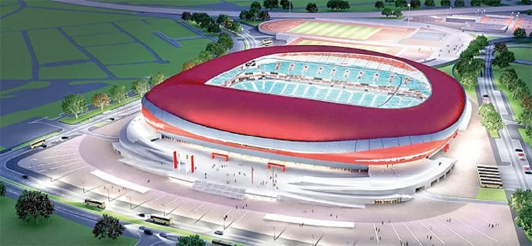 Projekat nacionolnog stadiona u Srbiji.