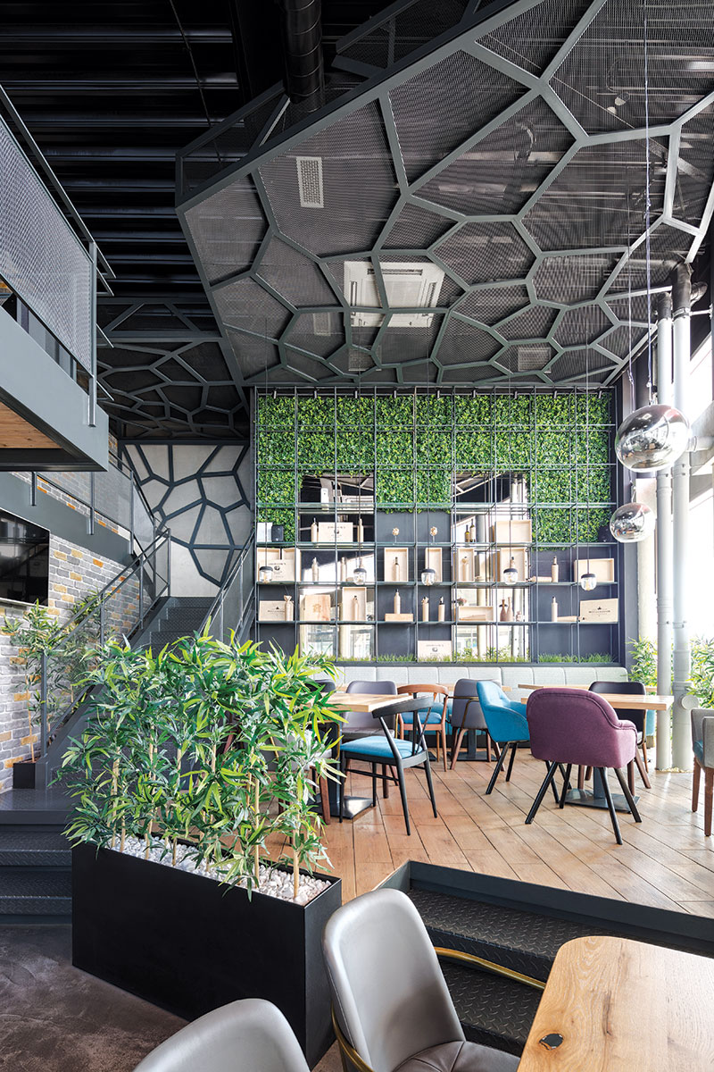 Enterijer, restoran "Kovač" u Zrenjaninu / projekat A4 studio / foto Relja Ivanić