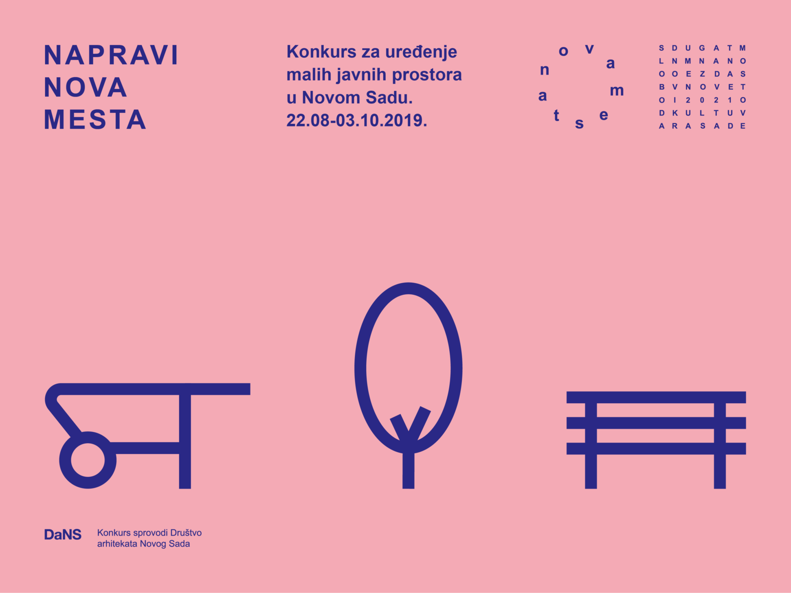 „NOVA MESTA“ 2019 – Konkurs za dizajn malih javnih prostora u Novom Sadu