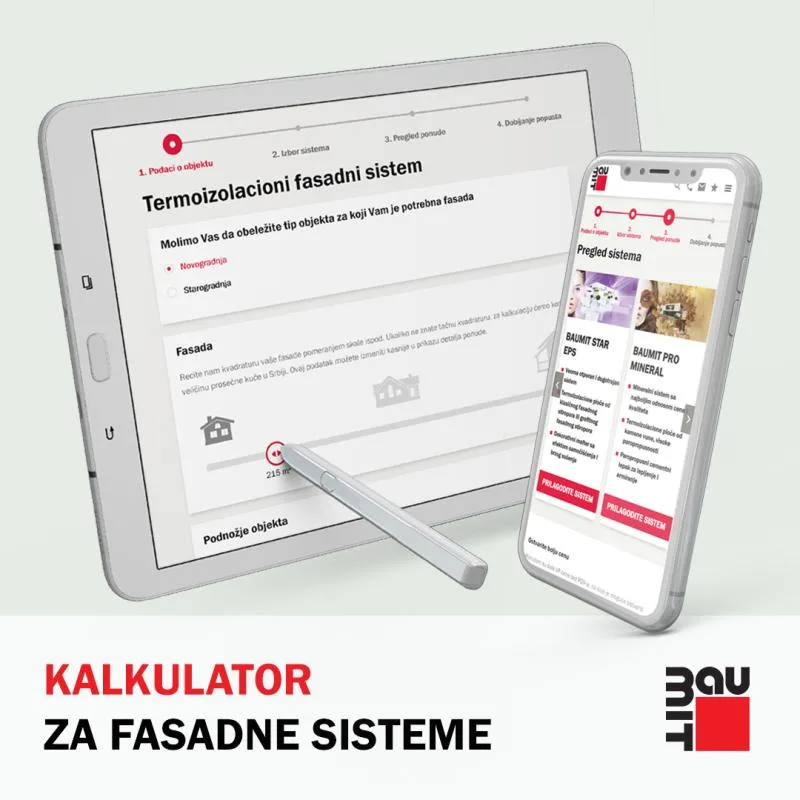 Kalkulator za fasadne sisteme