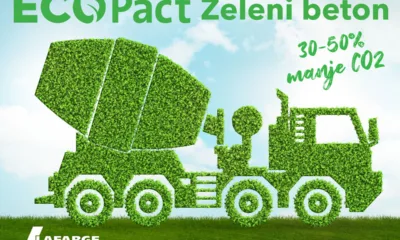 ECOPact Zeleni beton, materijal sa smanjenim sadržajem ugrađenog ugljenika