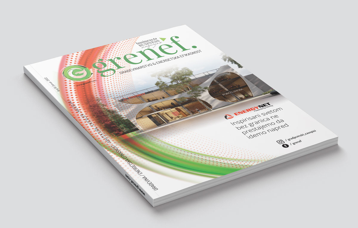Časopis GRENEF - Građevinarstvo & Energetska Efikasnost broj 16, januar 2022