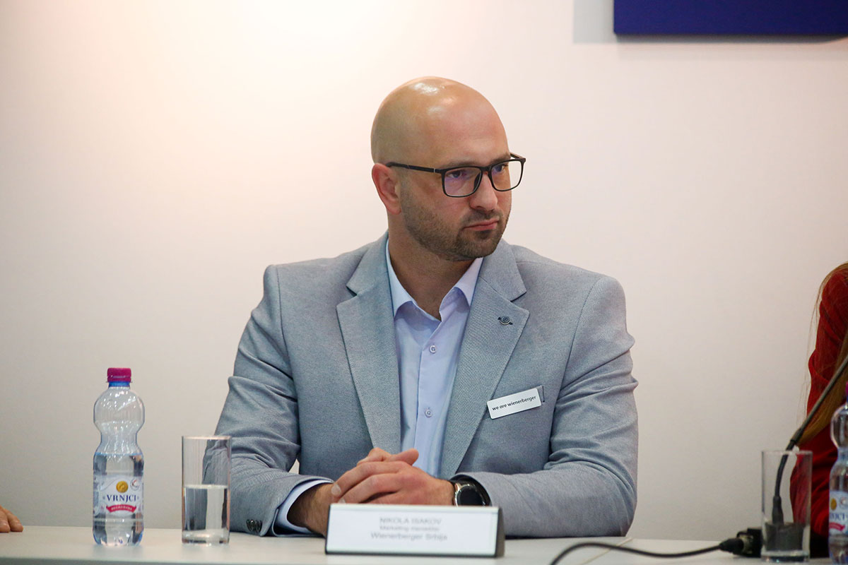 Nikola Isakov, marketing menadžer za centralni Balkan kompanije Wienerberger.