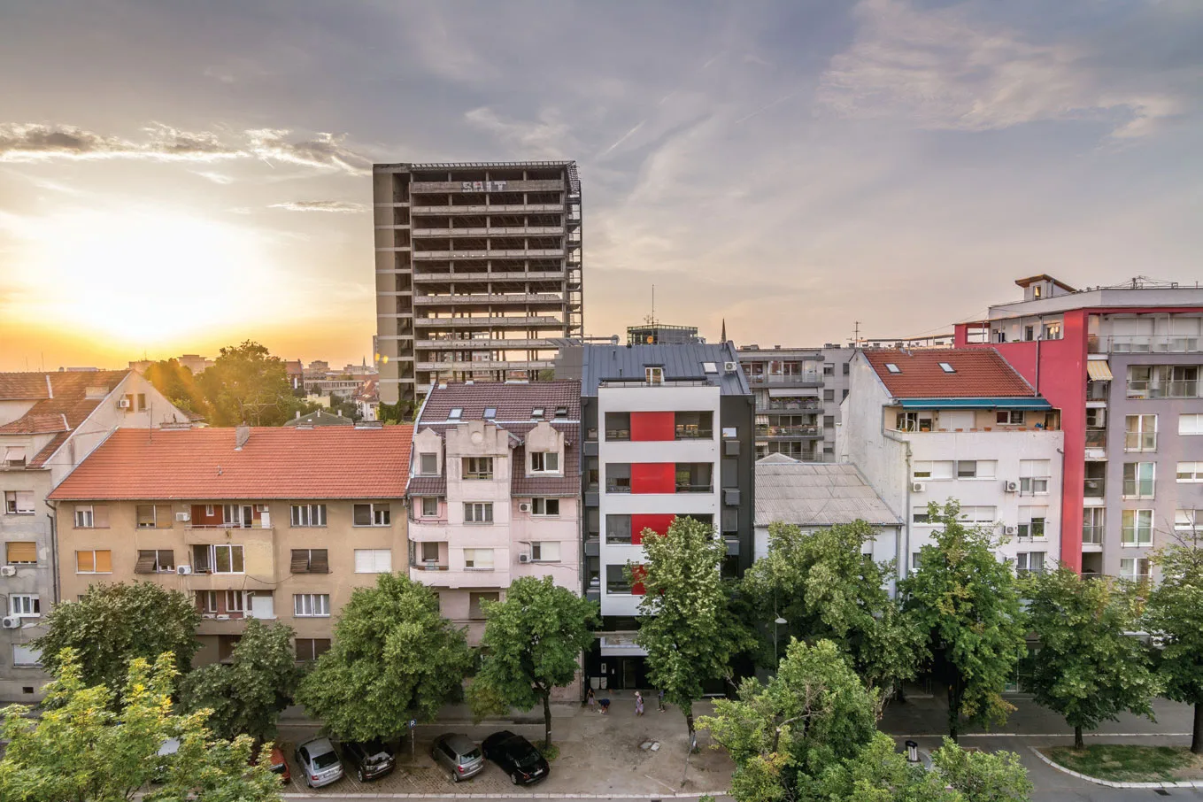 Stambena zgrada u Novom Sadu TIS+NE