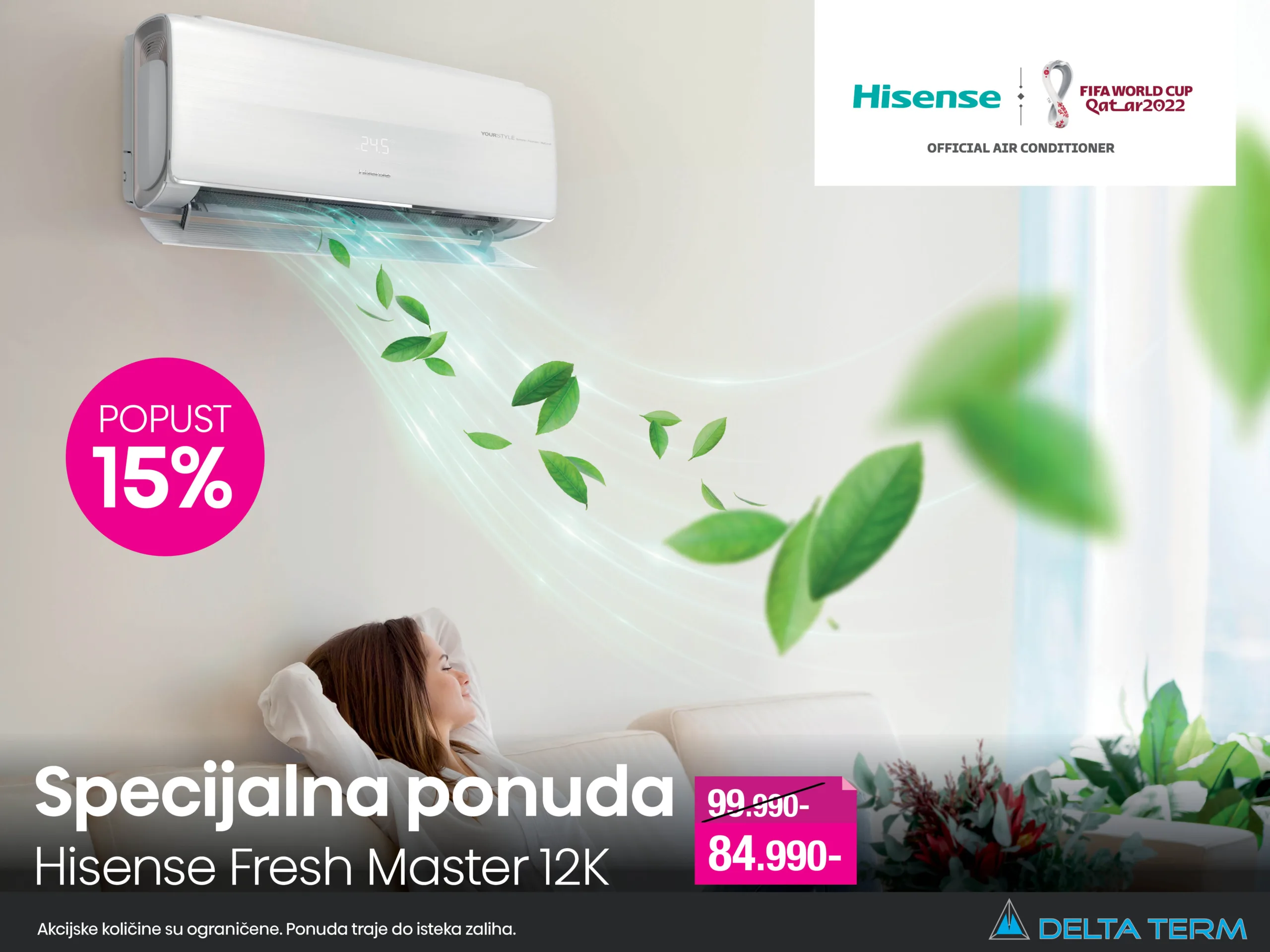 Hisense klima model Fresh Master