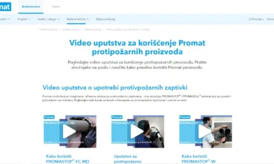 Video uputstva za korišćenje Promat protipožarnih proizvoda