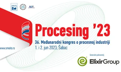 Procesing '23 je trideset šesti Međunarodni kongres o procesnoj industriji koji organizuje Društvo za procesnu tehniku