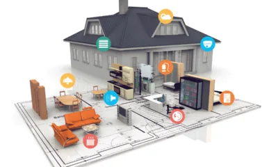 3D render koncepta smart kuće