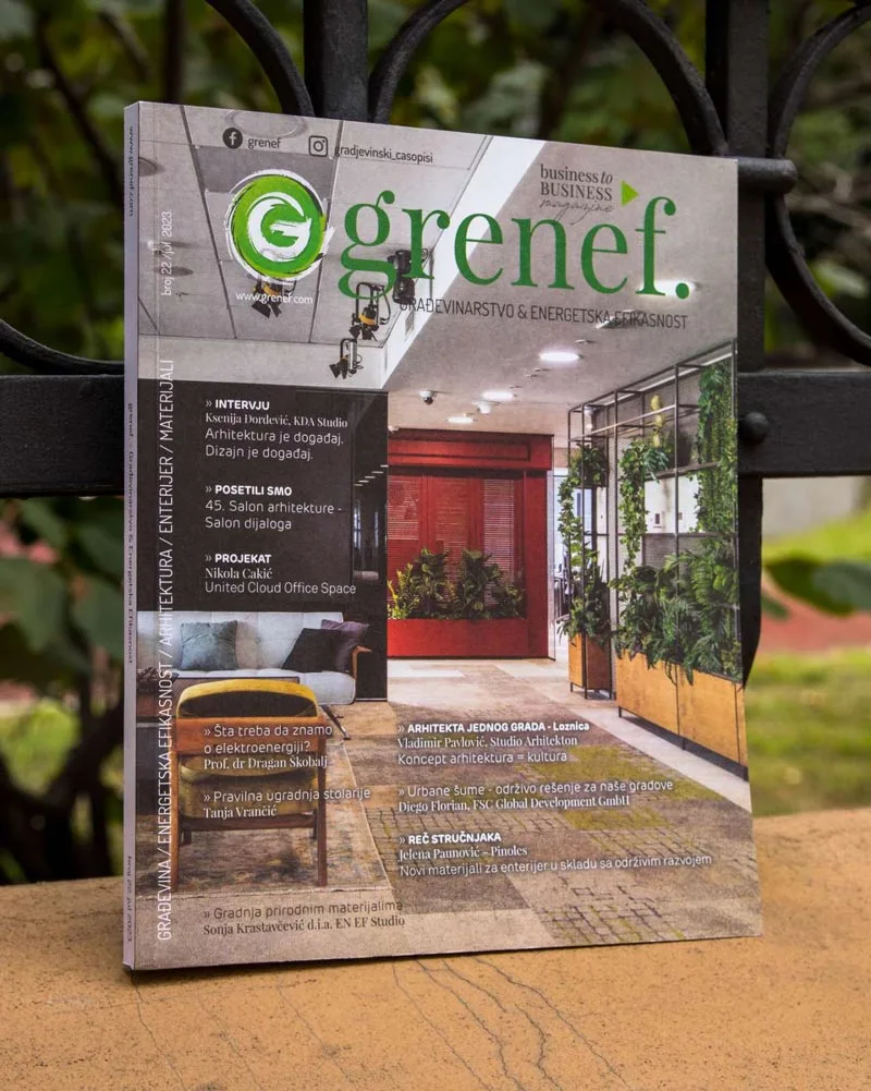 Novo izdanje časopisa GRENEF - građevinarstvo & energetska efikasnost / foto: Redakcija MarketingPress