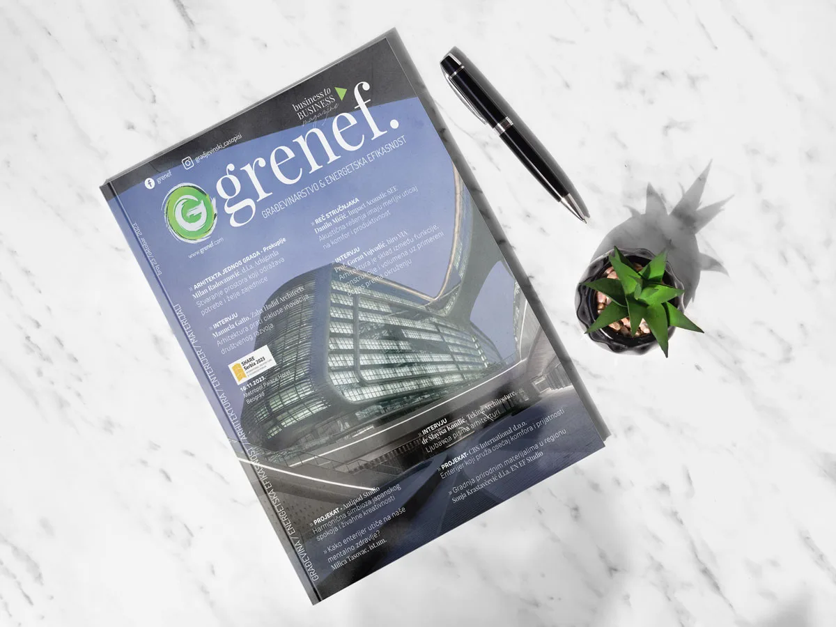 Novo izdanje časopisa GRENEF - građevinarstvo & energetska efikasnost