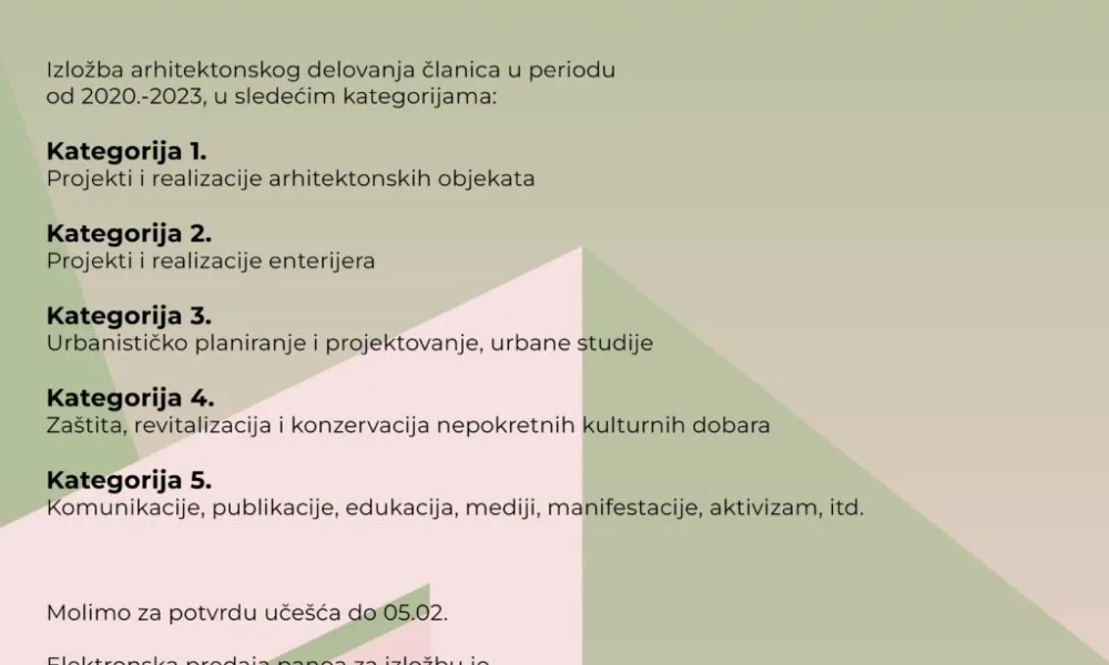 najava izložbe Oživljavanje u organizaciji ŽAD