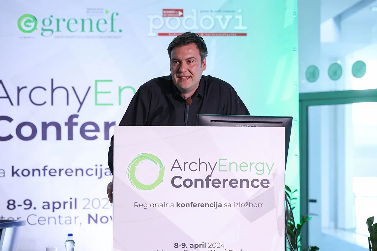 Dejan Ćirjaković najava otvaranja ArchyEnergy 2024 konferencije