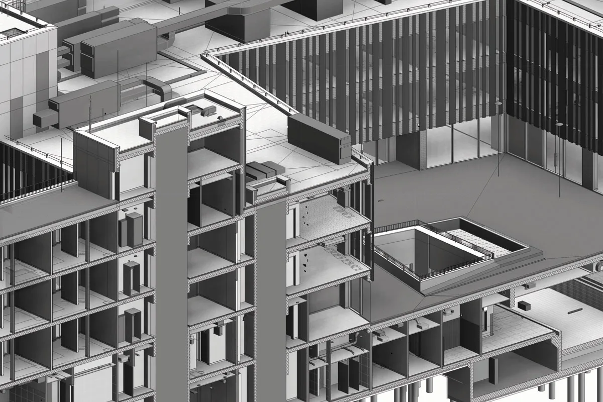 1 kadar Revit 3D modela / nacrt: A&D Architects