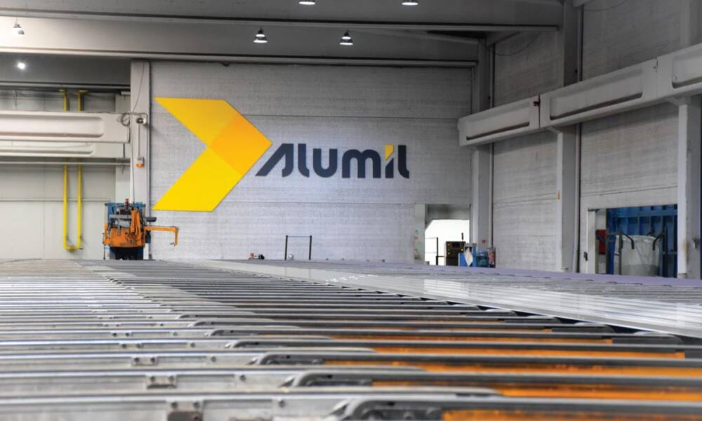 Proizvodnja aluminijumskih sistema za izradu prozora i vrata / foto: ALUMIL