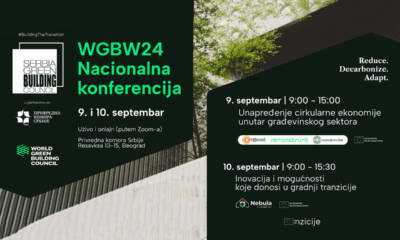 WGBW24 nacionalna konferencija Saveta povodom Svetske nedelje zelene gradnje 2024