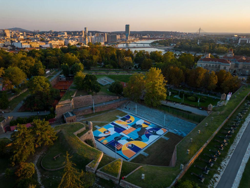 Teren KK Partizan na Kalemegdanu, Beograd / foto: Predrag Vučković