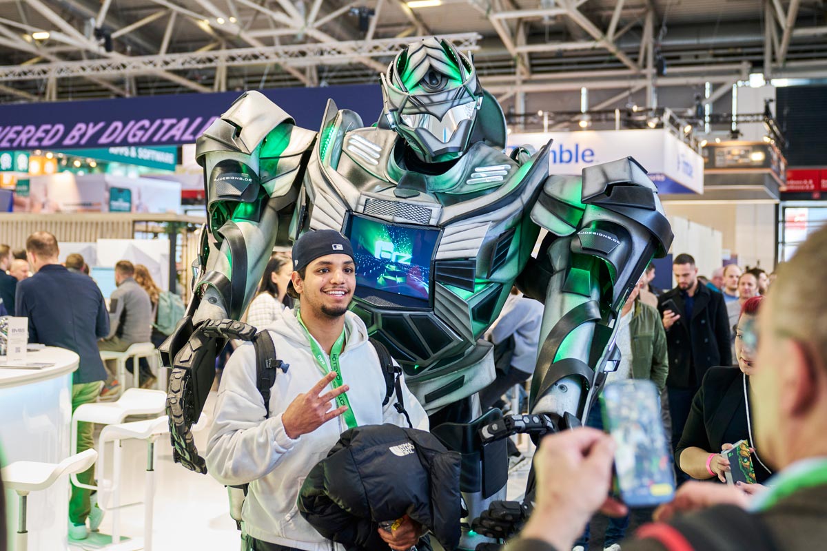 Atrakcije na štandovima za posetioce svetskog sajma za arhitekturu, materijale i sisteme BAU 2025 / foto: Messe Munchen GmbH