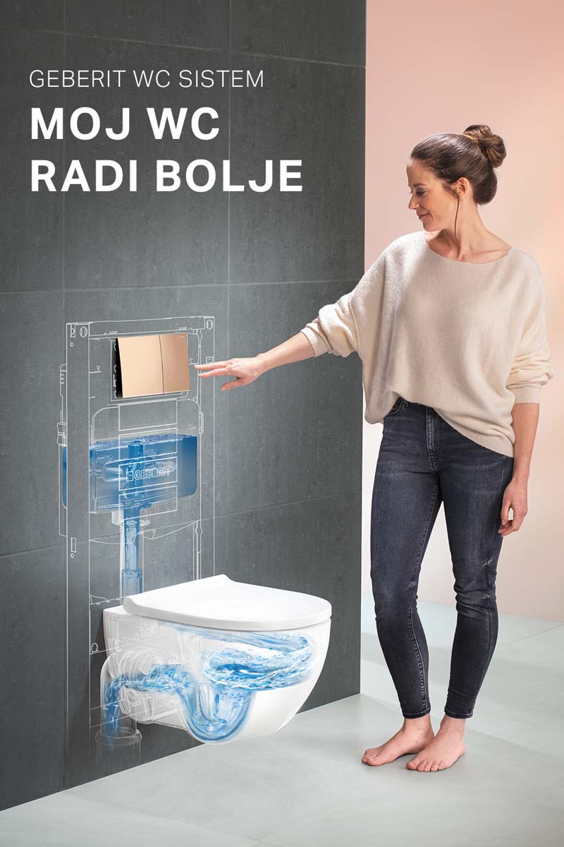 Geberit WC sistem / foto: Geberit