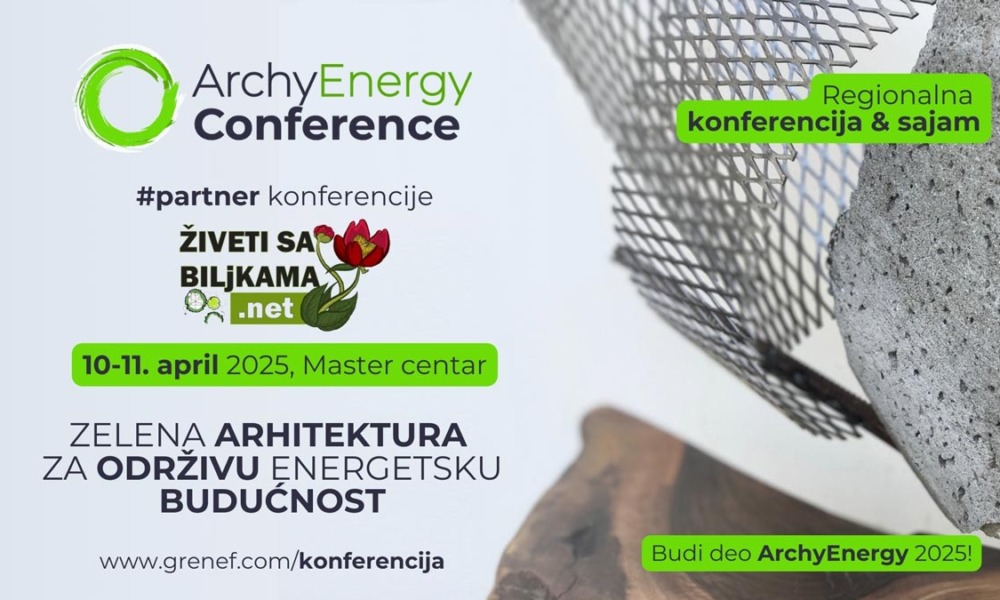 Živeti sa biljkama na stručnoj konferenciji i sajmu ArchyEnergy 2025