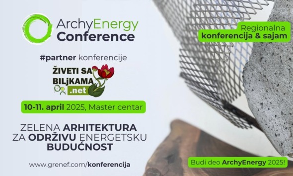 Živeti sa biljkama na stručnoj konferenciji i sajmu ArchyEnergy 2025