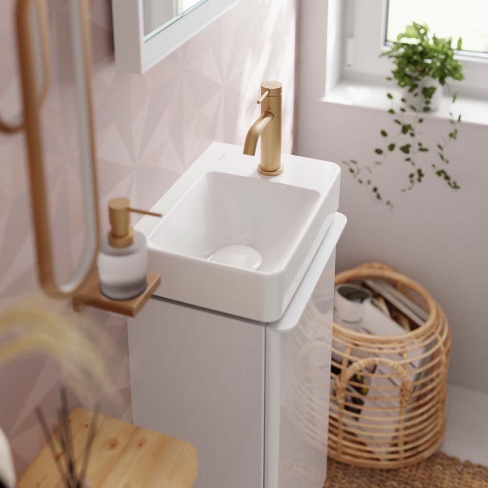 Slavina Tecturis u enterijeru kupatila / foto: Hansgrohe