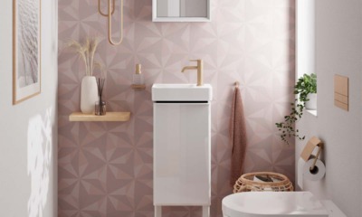 Slavina Tecturis u enterijeru kupatila / foto: Hansgrohe
