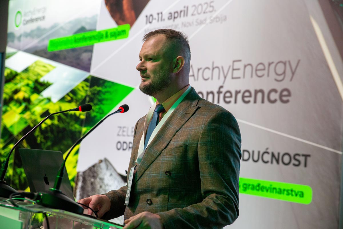 Branislav Lj. Jovanović na otvaranju stručne konferencije i sajma ArchyEnergy 2025 / foto: ArchyEnergy