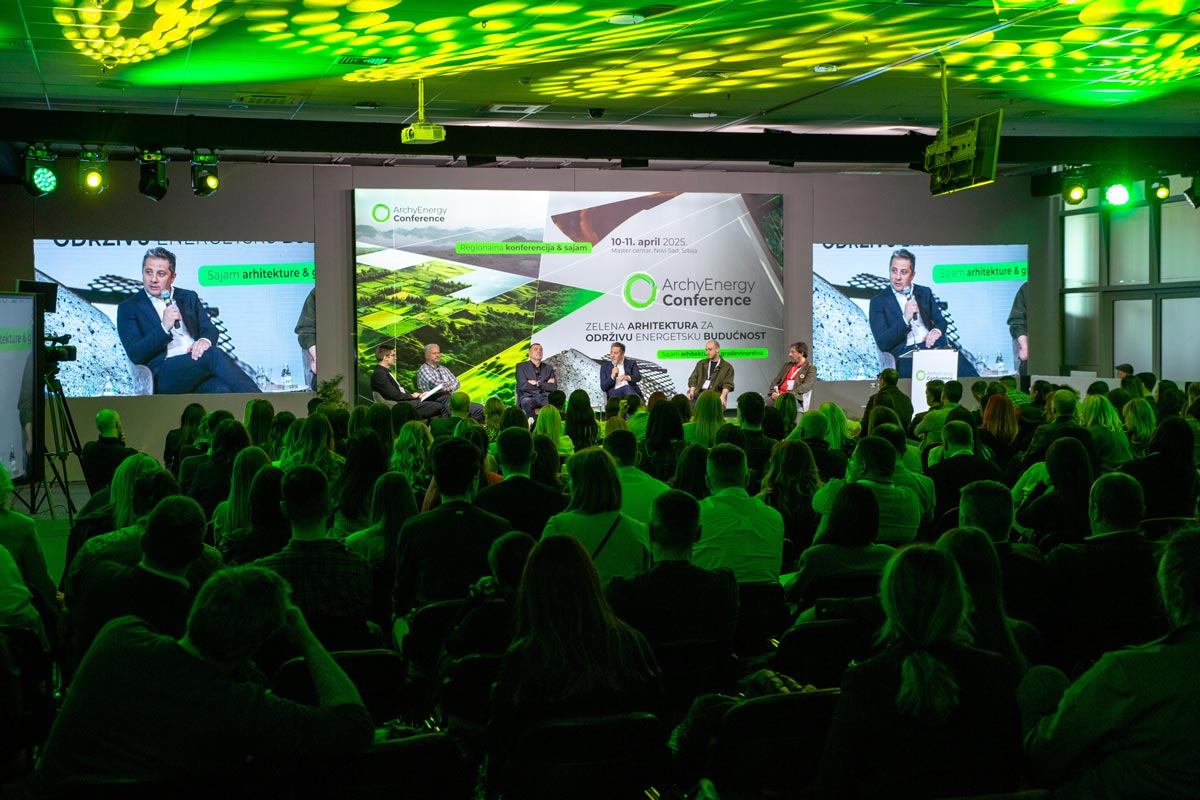 Danilo Dangubić na sedmom panelu na stručnoj konferenciji i sajmu ArchyEnergy 2025 / foto: ArchyEnergy