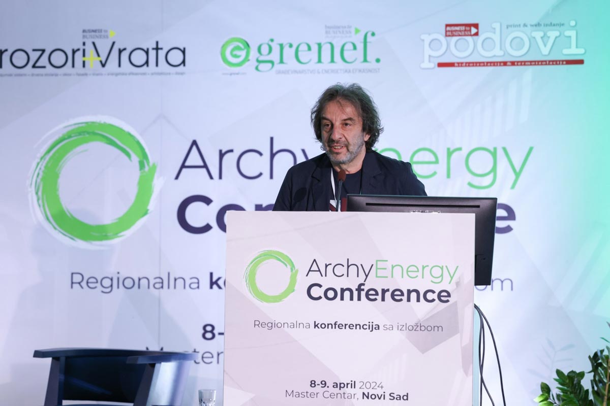 Lazar Kuzmanov na konferenciji ArchyEnergy 2024