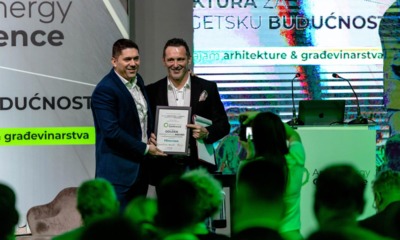 Dodela nagrade za najbolji štand na stručnoj konferenciji i sajmu ArchyEnergy 2025 / foto: ArchyEnergy