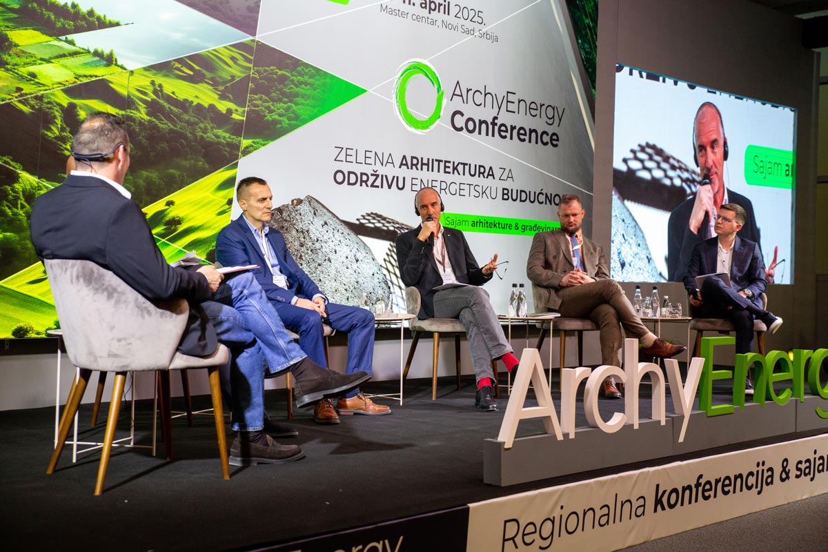 Drugi panel na stručnoj konferenciji i sajmu ArchyEnergy 2025 / foto: ArchyEnergy
