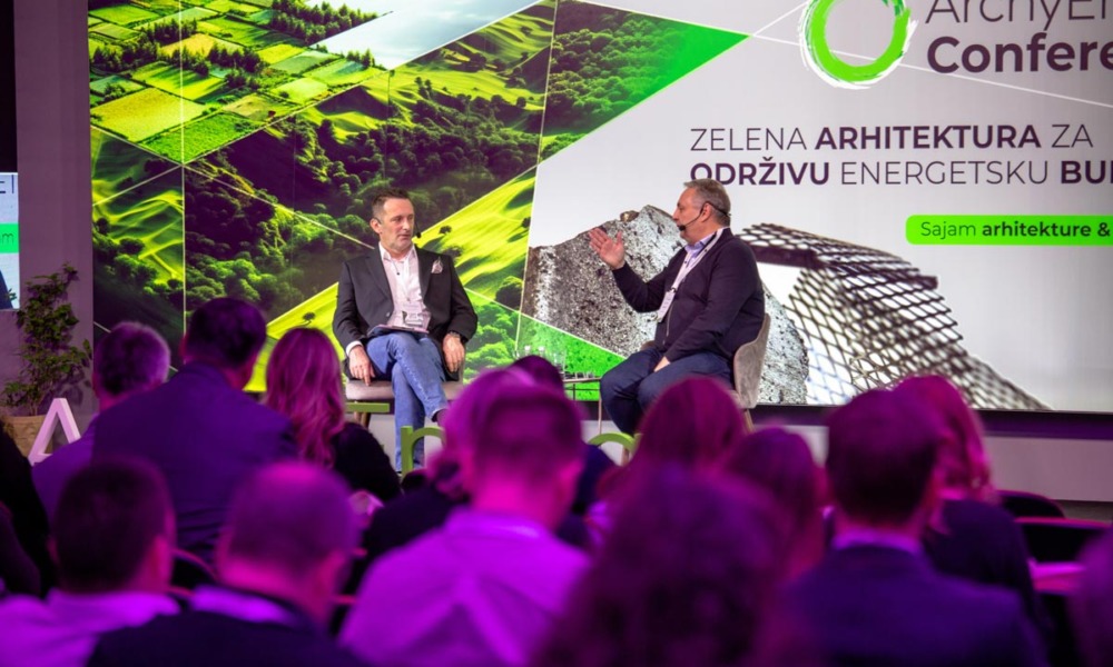 ZLATNI INTERVJU - Predrag Rađen, osnivač konferencije ArchyEnergy i Dejan Racić, regionalni zastupnik za Balkan, Porcelanosa Grupo / foto: ArchyEnergy