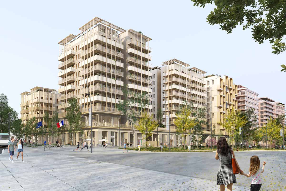 Athletes' Village, Paris CoBe Architecture and Paysage, cobe.fr / Doug and Wolf