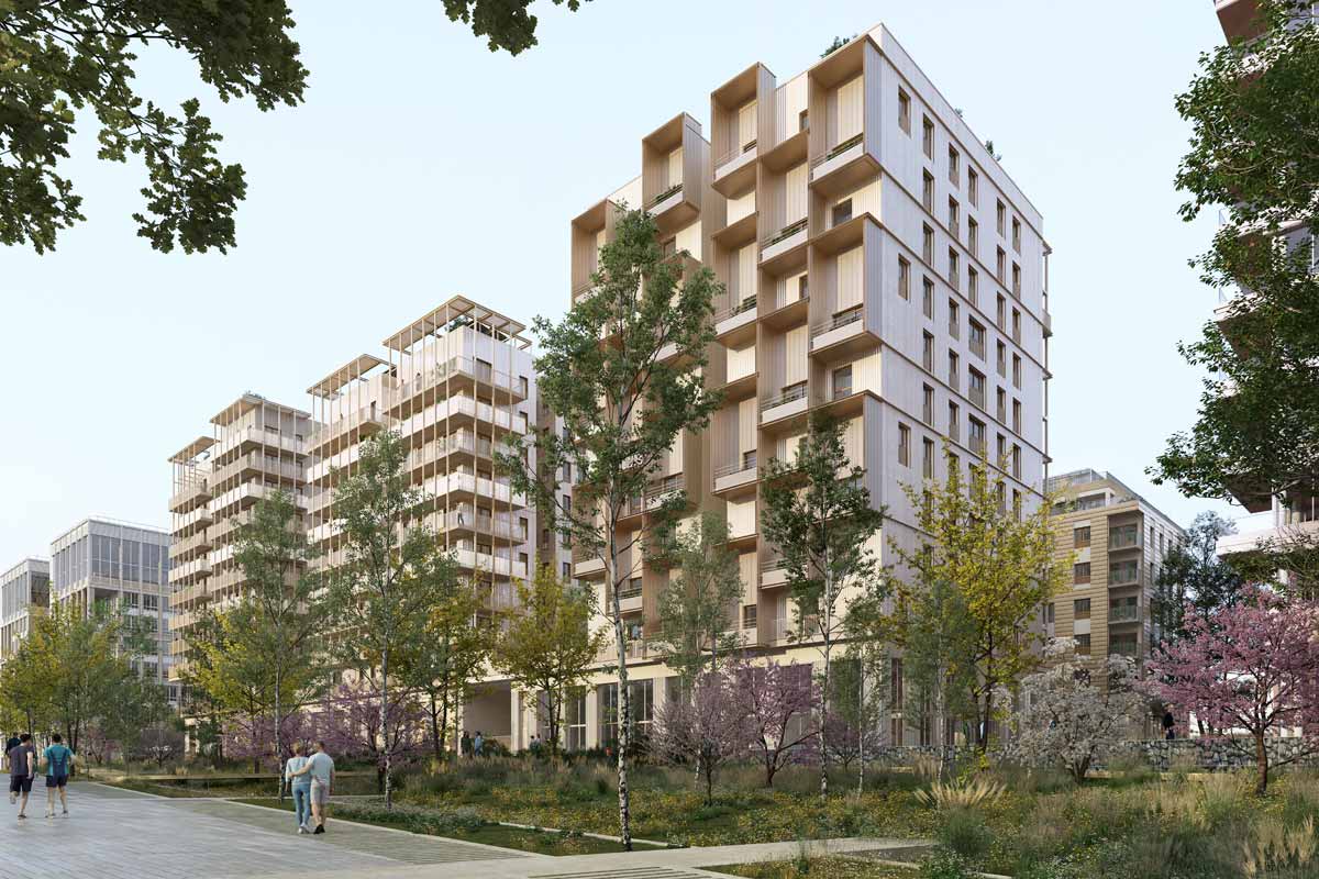 Athletes' Village, Paris CoBe Architecture and Paysage, cobe.fr / Doug and Wolf