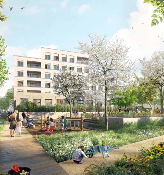 Athletes' Village, Paris CoBe Architecture and Paysage, cobe.fr Doug and Wolf