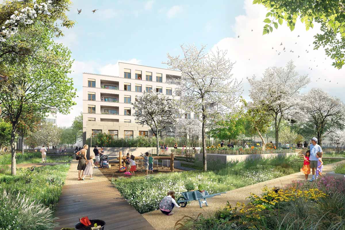 Athletes' Village, Paris CoBe Architecture and Paysage, cobe.fr Doug and Wolf