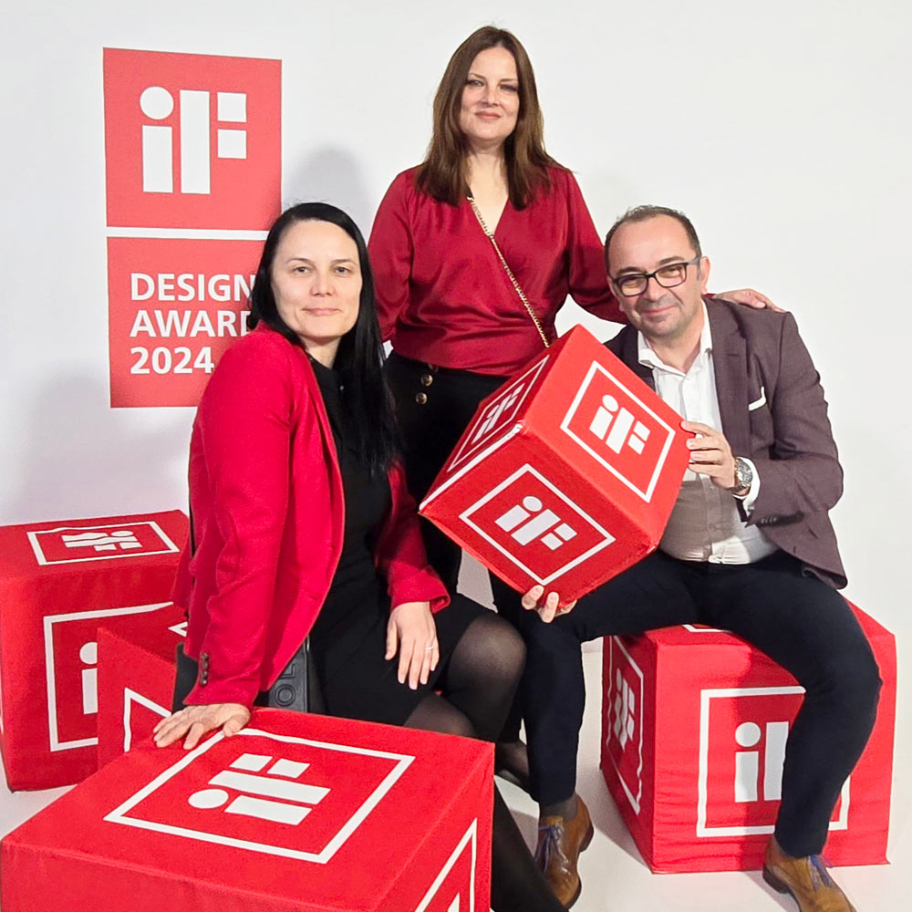 Dodela "IF Design Award 2024" za projekat enterijera Univerexport, Promenada, Berlin 2024 / foto: DBA