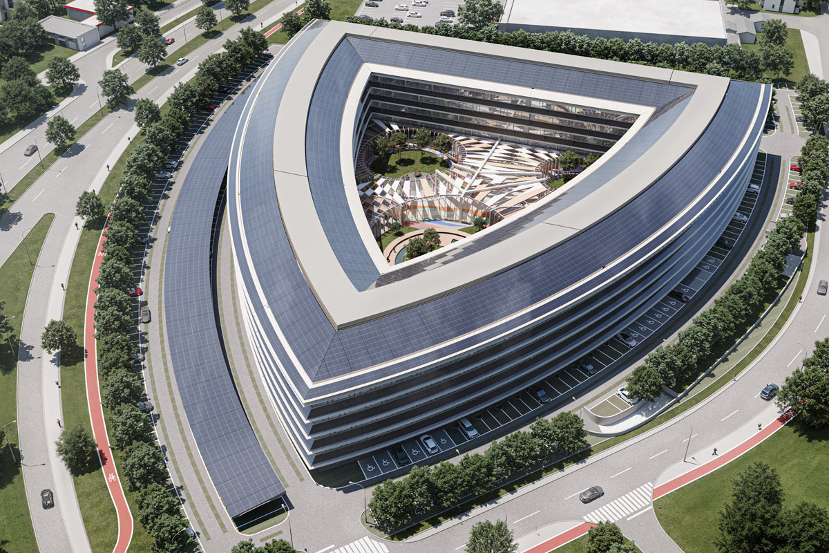 Delta Iron – Novi centar poslovne zone Novog Sada / foto: DELTA REAL ESTATE