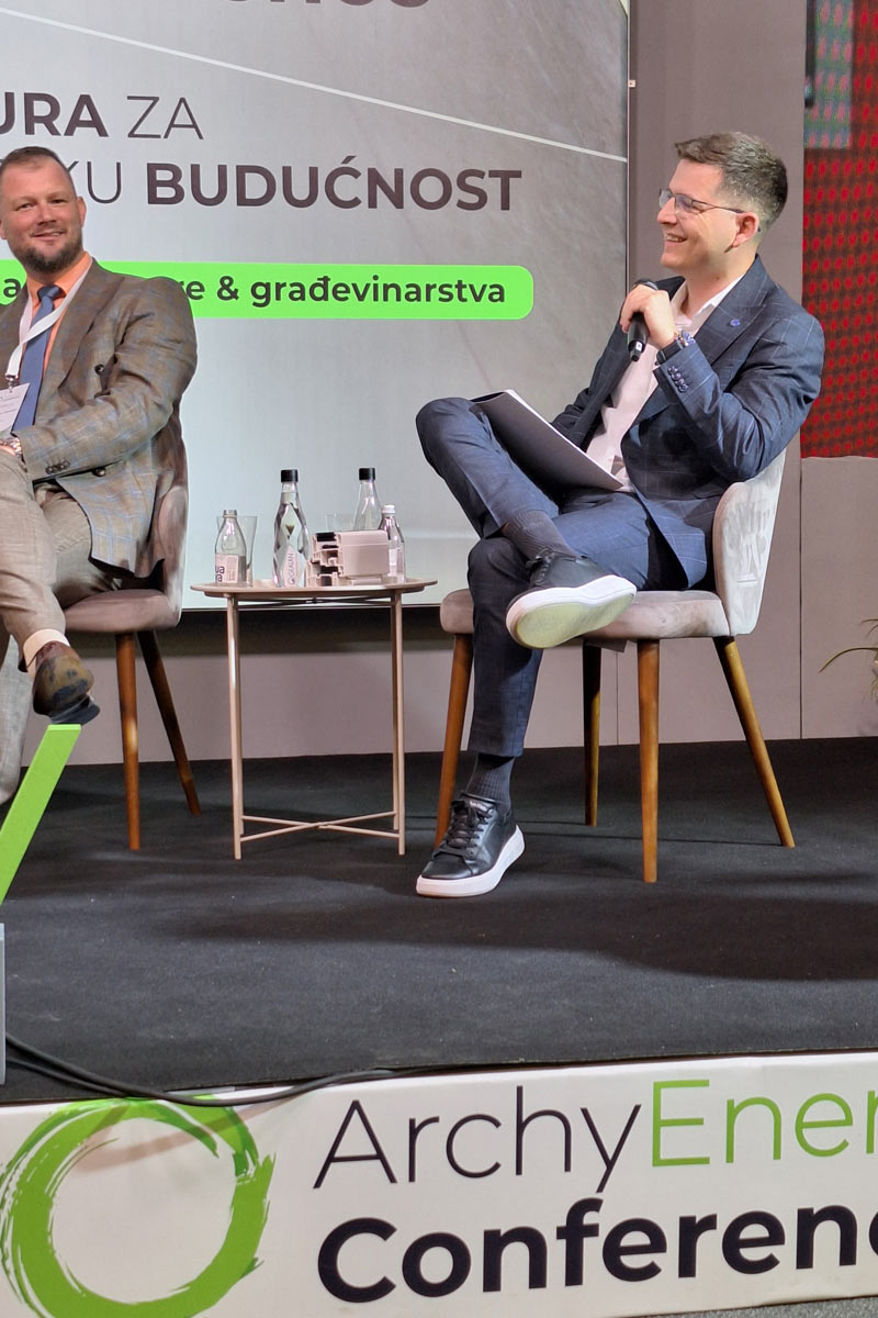 Marko Andrejević na panel diskusiji na ArchyEnergy 2025