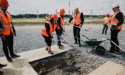 Polaganje kamena temeljca za izgradnju novog industrijskog pogona TECE-a / photo: TECE
