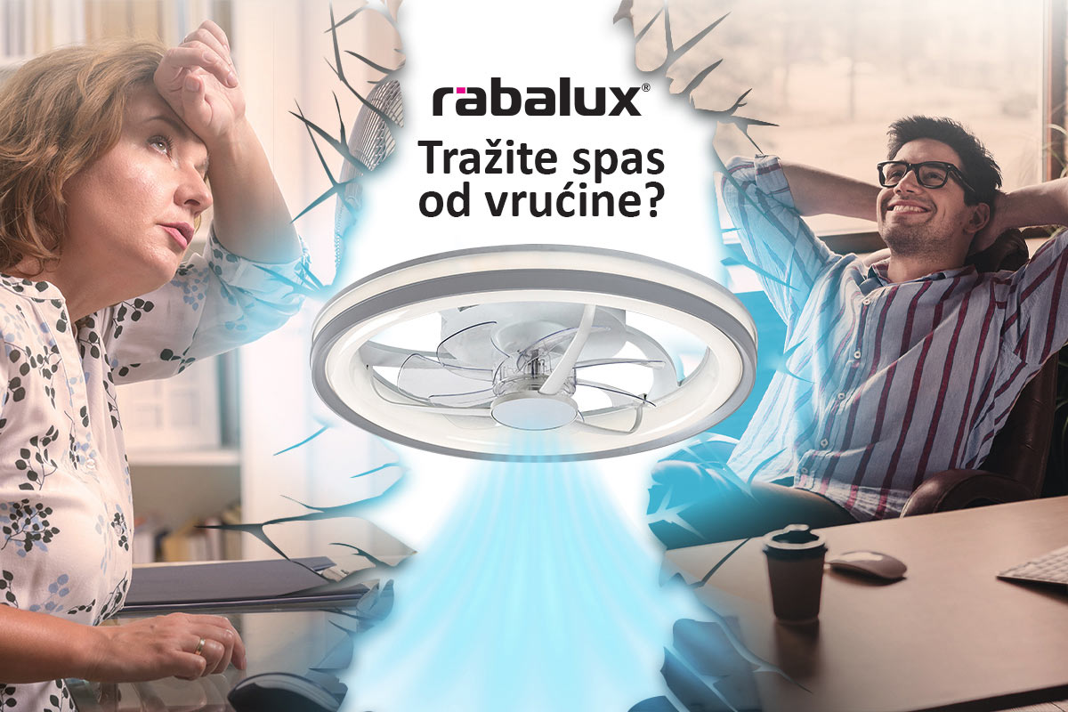 Rabalux ventilator plafonjere / foto: Rabalux