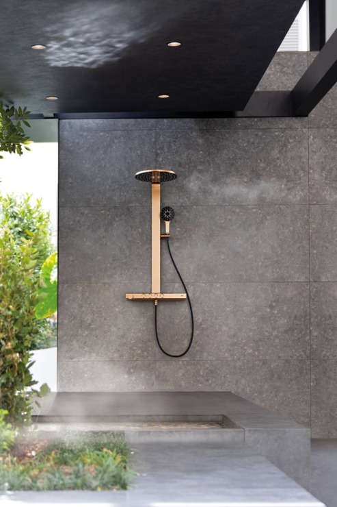 GROHE Rainshower Aqua Pure tuš sistem, Colors kolekcija / foto: GROHE