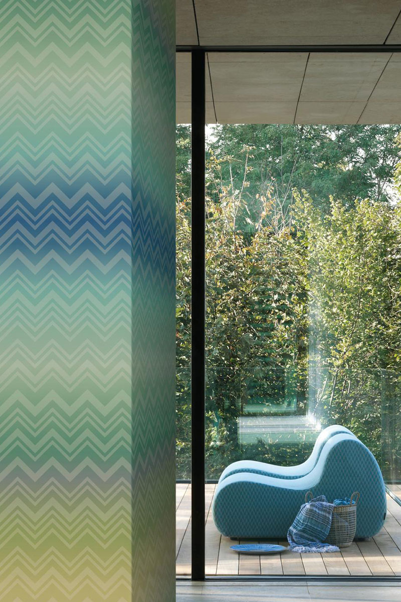 Missoni tapete u enterijeru / foto: Mega Concept