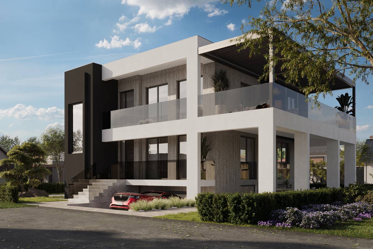 Porodična Villa / 3D vizualizacija: Urban Planning d.o.o.